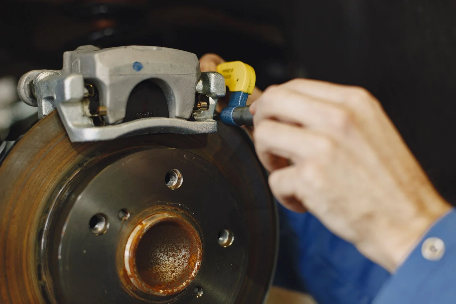 Illustrative brake-pad replacement